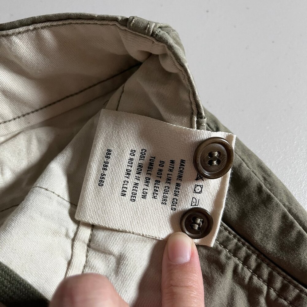 Buck Mason Twill Officer Trousers Pants - Men's Size 29*31 - Green - Picture 8 of 8
